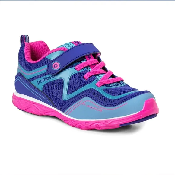👟 Pediped Flex Force Navy/Fuchsia EU 28 (US 11-11.5)