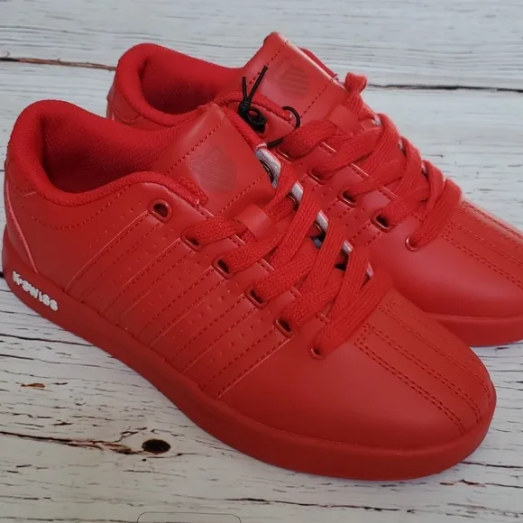 🆕️ RED KSWISS KIDS SHOES