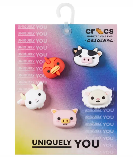 10014349 CROCS JIBBETZ 3D Farm Animal faces