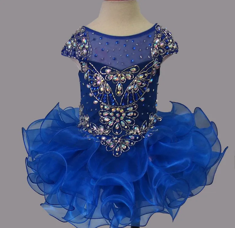 16 color ---Infant/toddler/baby/children/kids Girl's Royal Pageant Dress 1~4T G208