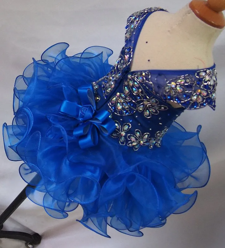 16 color ---Infant/toddler/baby/children/kids Girl's Royal Pageant Dress 1~4T G208