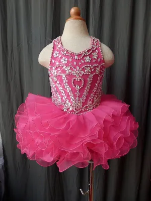 16 color -- Jennifer Wu Infant/toddler/baby/children/kids Girl's Glitz Pageant Gown