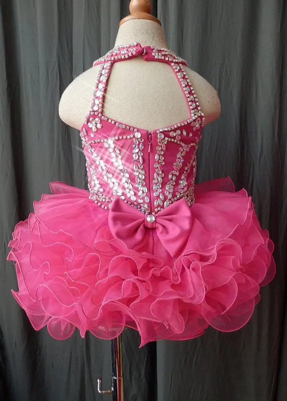 16 color -- Jennifer Wu Infant/toddler/baby/children/kids Girl's Glitz Pageant Gown