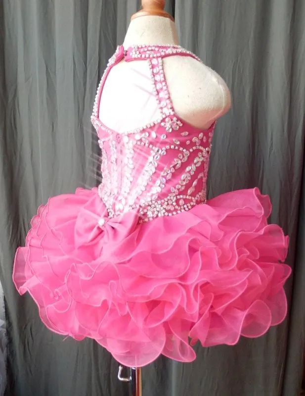 16 color -- Jennifer Wu Infant/toddler/baby/children/kids Girl's Glitz Pageant Gown
