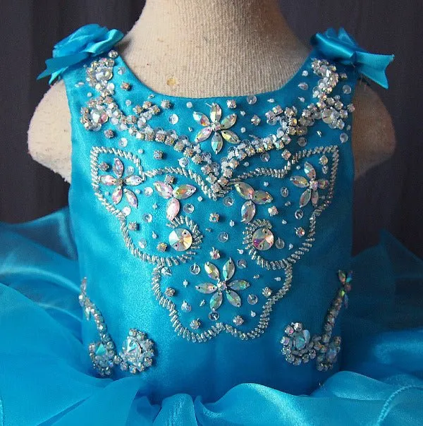16 Colors---Infant/toddler/baby/children/kids/newborn Girl's Pageant Gown 1~4T G090-1