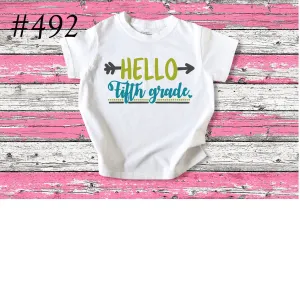 #492 Hello Fifth Grade