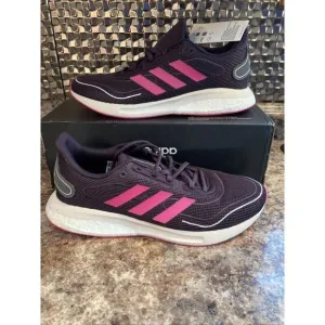 adidas Supernova Youth 6.5 Purple Girls Womens Sz 8 Pink Purple Shoes Sneakers
