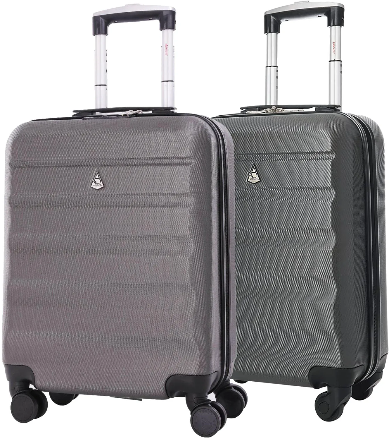 Aerolite (55x40x20cm) Ryanair Maximum Lightweight Hard Shell Cabin Hand Luggage, 4 Wheels