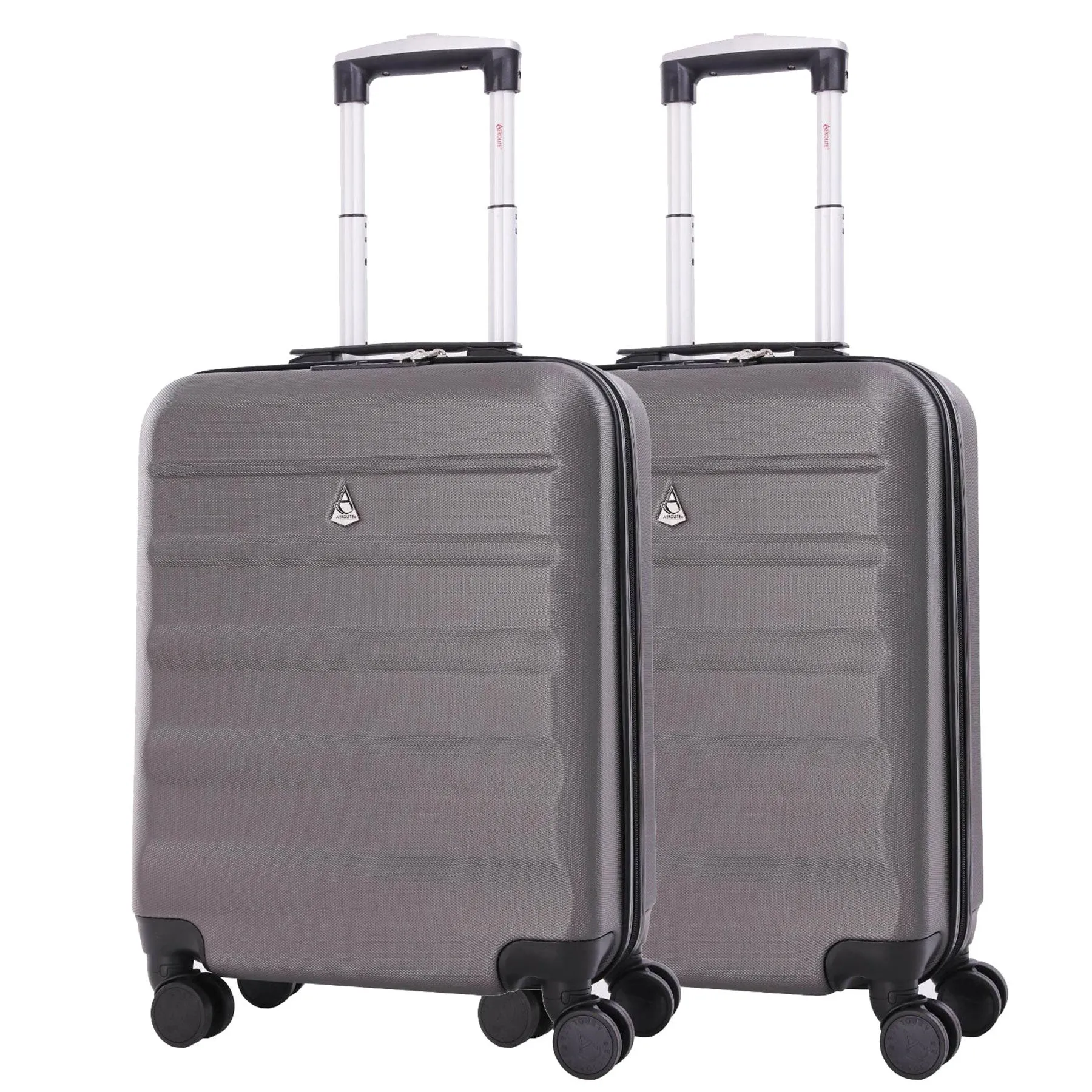 Aerolite (55x40x20cm) Ryanair Maximum Lightweight Hard Shell Cabin Hand Luggage, 4 Wheels