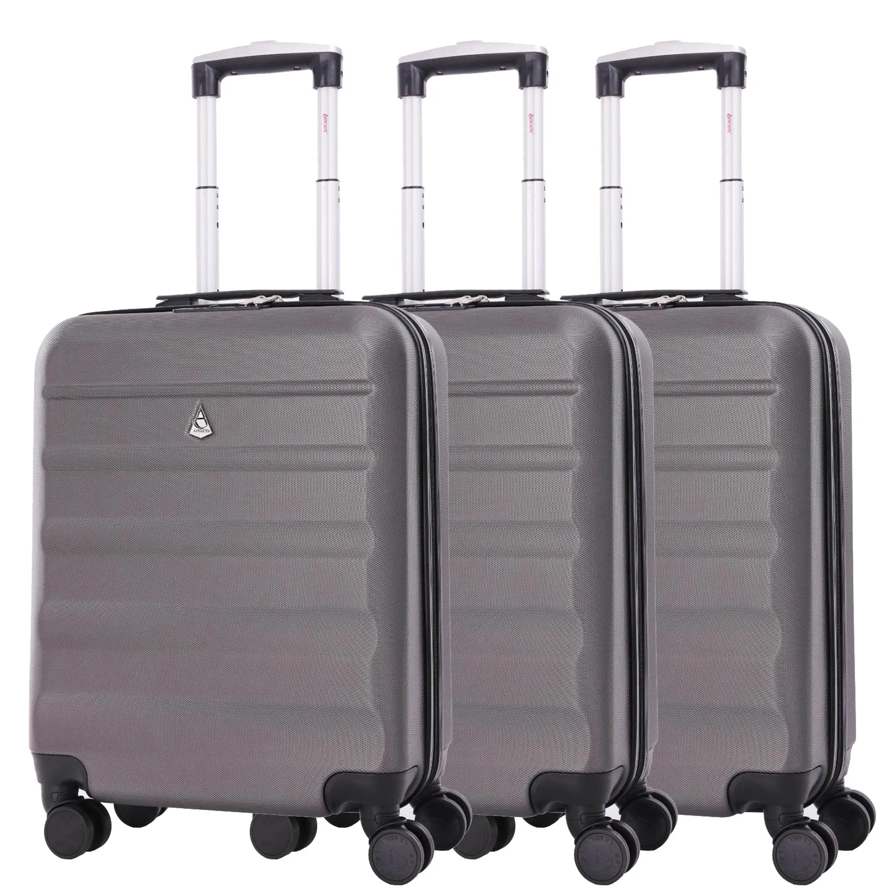 Aerolite (55x40x20cm) Ryanair Maximum Lightweight Hard Shell Cabin Hand Luggage, 4 Wheels