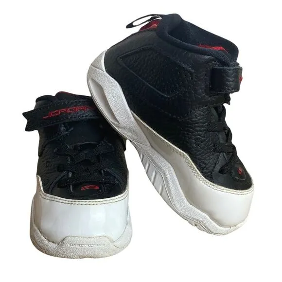 Air Jordan B'Loyal TD Toddler Baby Shoes Size 7C Black White Red CK1427
