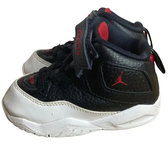 Air Jordan B'Loyal TD Toddler Baby Shoes Size 7C Black White Red CK1427