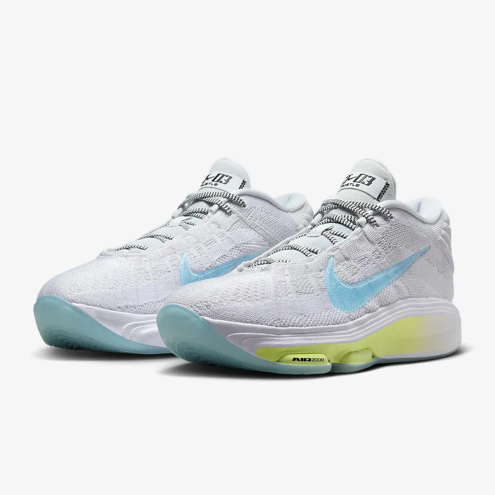 Air Zoom G.T Hustle 3 - Pure Platinum/Glacier Blue/White