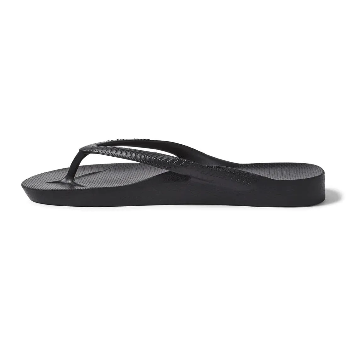 Archies Arch Support Thongs - KIDS Black