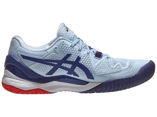 Asics Gel Resolution 8 Sky/Dive Blue Women's Tennis Shoes - 2022 NEW ARRIVAL