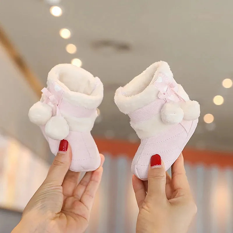 Baby Girl Winter Rubber Non-slip Boots