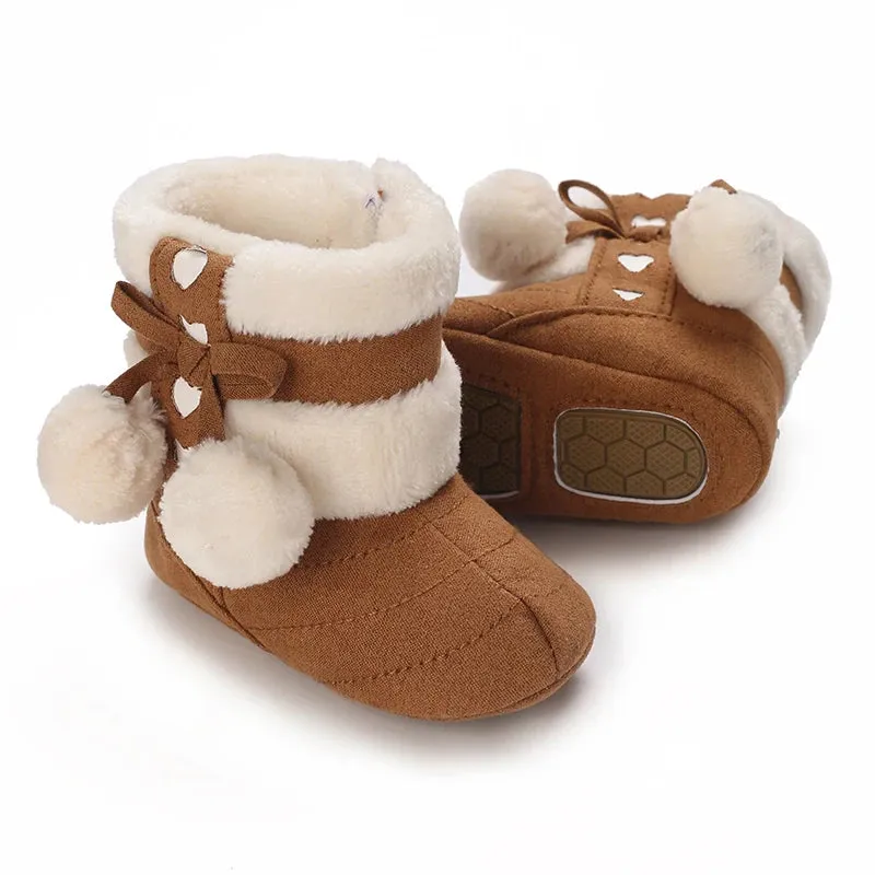 Baby Girl Winter Rubber Non-slip Boots