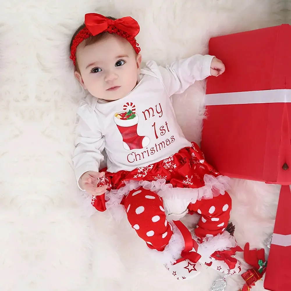 Baby's 1st Christmas 4PCS