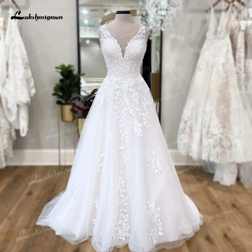 Beach Wedding Dresses Abiti da Sposa  Summer Beach A-Line