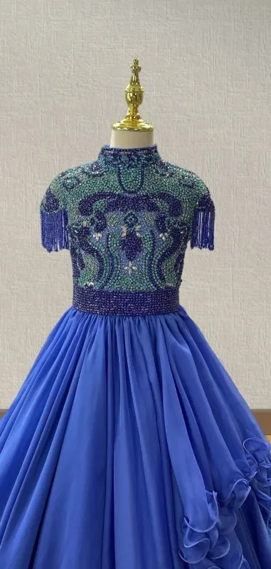Best Beauty Cap Sleeve Gougeous Youth Formal Dress