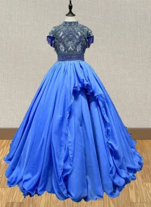 Best Beauty Cap Sleeve Gougeous Youth Formal Dress