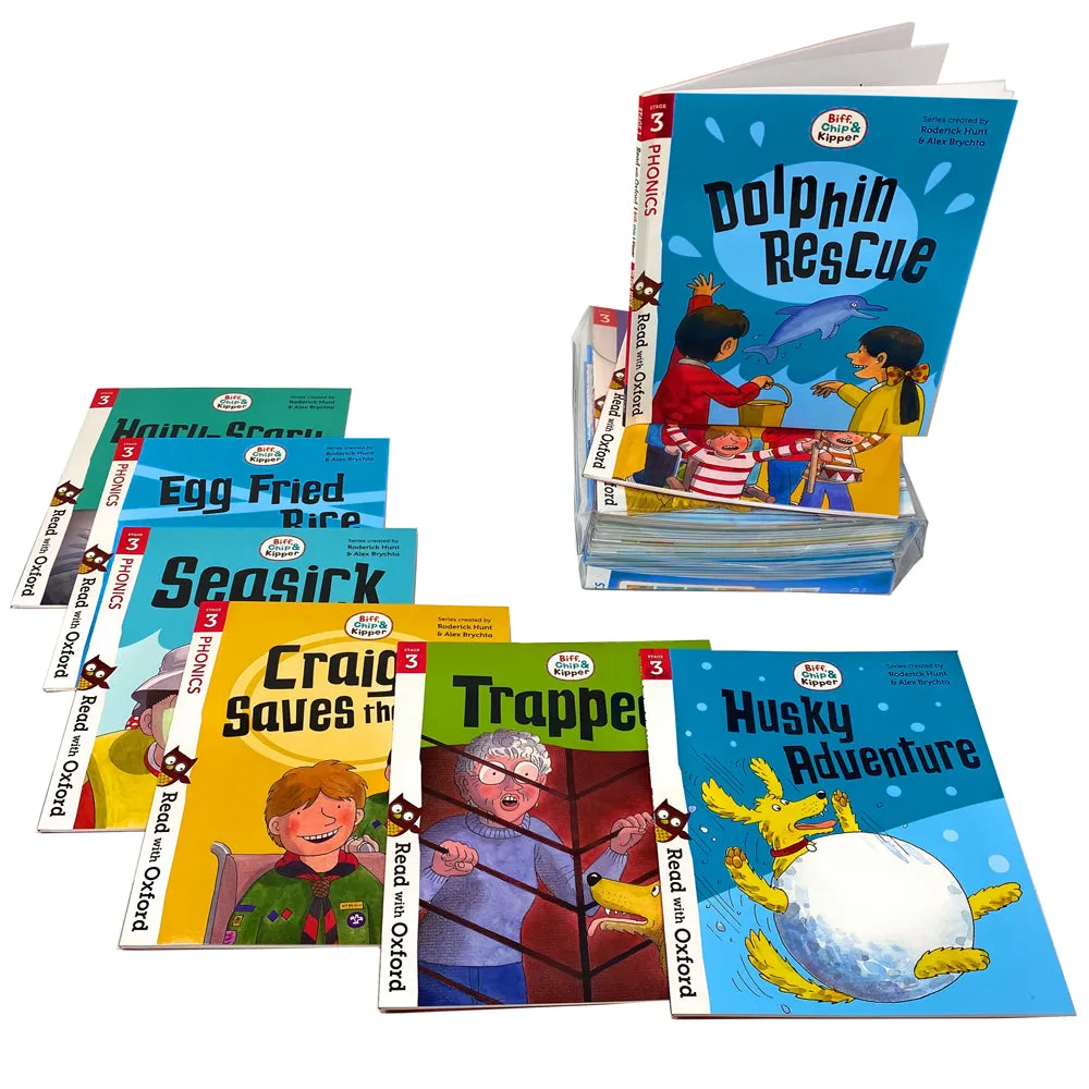 Biff, Chip and Kipper Stage 3 Read with Oxford: 5 : 16 Books Collection Set