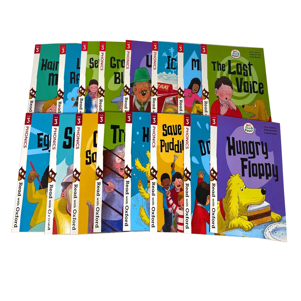 Biff, Chip and Kipper Stage 3 Read with Oxford: 5 : 16 Books Collection Set