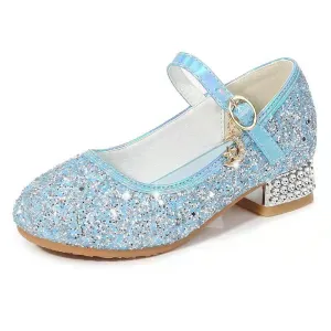 Blue Kids Doll Shoes