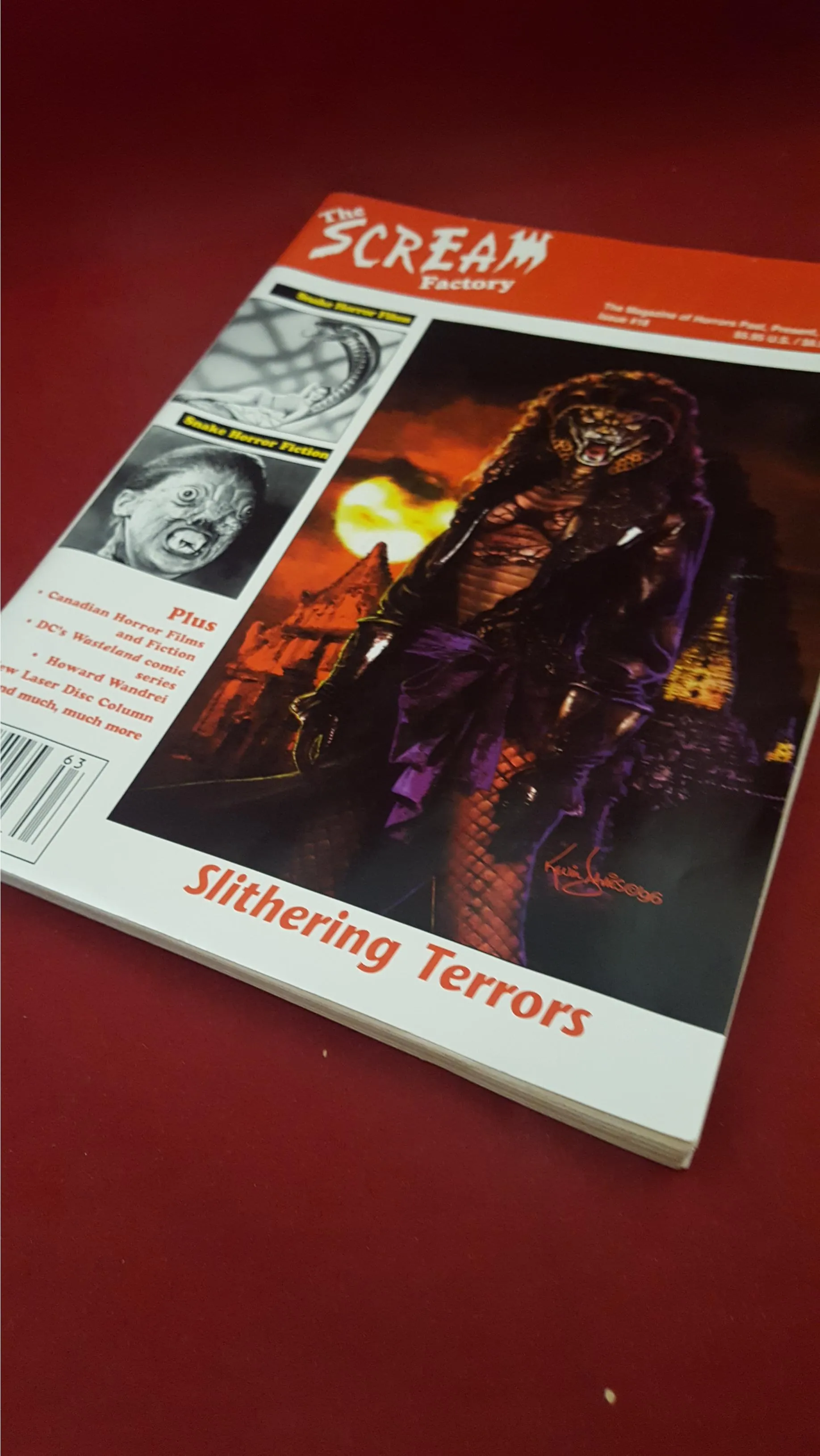 Bob Morrish - The Scream Factory Number 18, Deadline Press, Autumn 1996, Letter