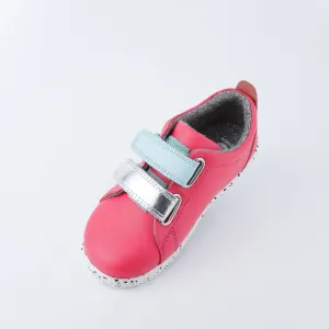 Bobux IW Grass Court Switch Guava (Silver Metallic   Mist)