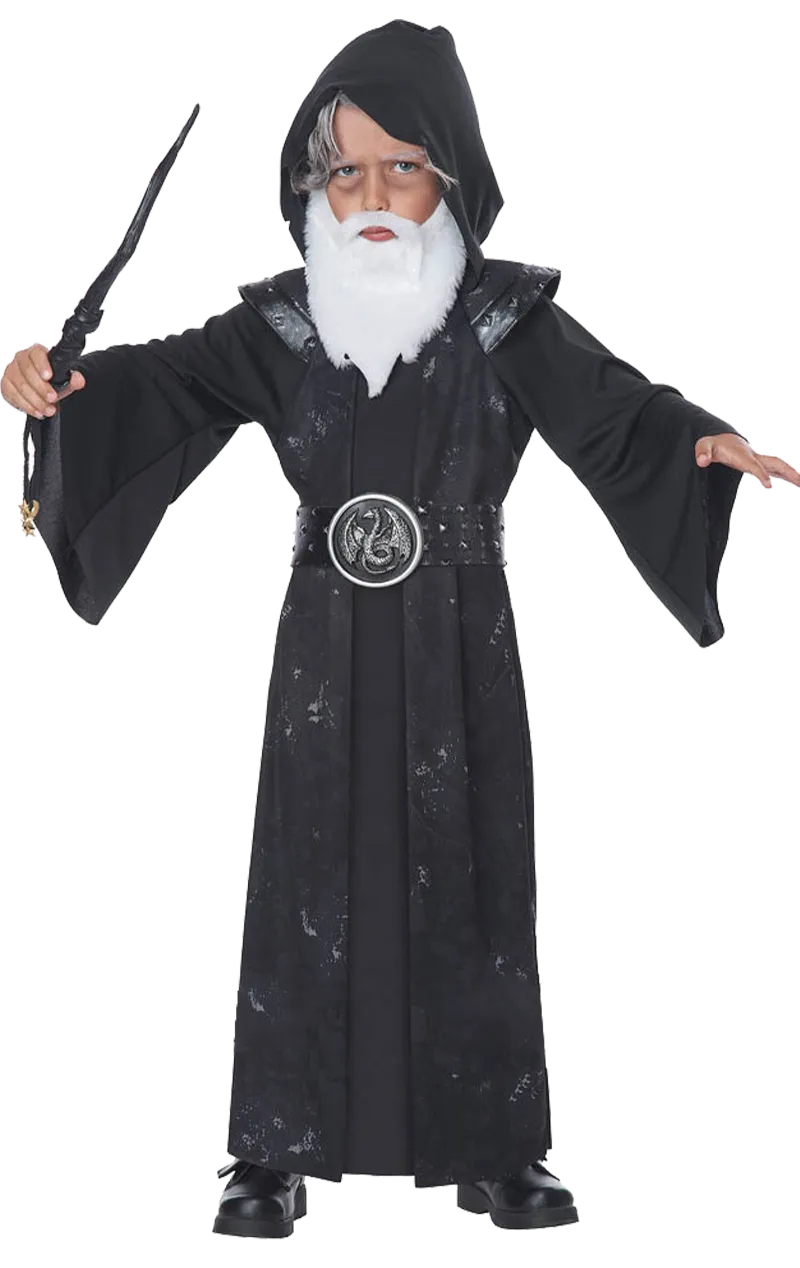 Boys Gothic Wizard Costume