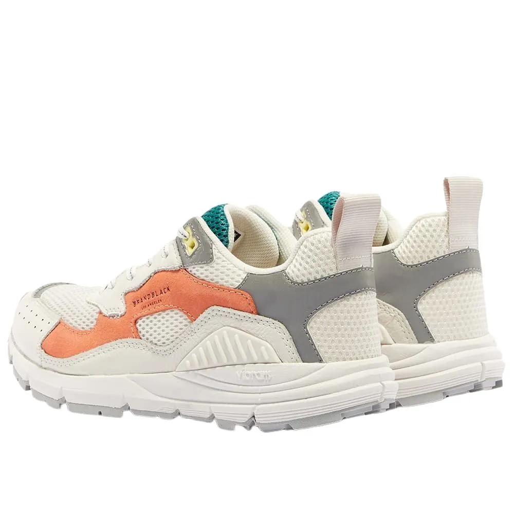 BRANDBLACK Women's White Nomo Lace Up Sneakers #428BB 7.5 NWB