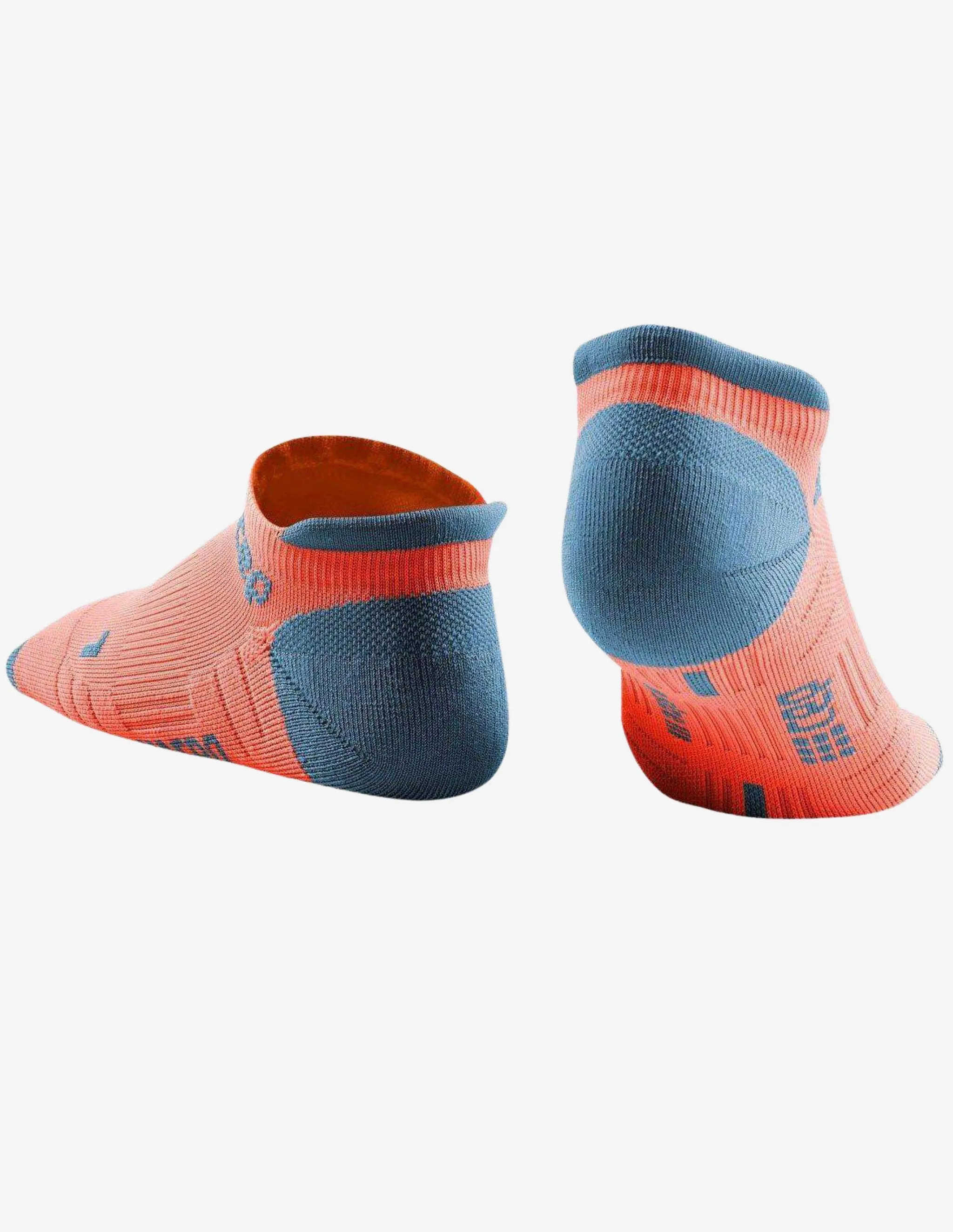 CEP No Show Socks 3.0 Coral/Grey