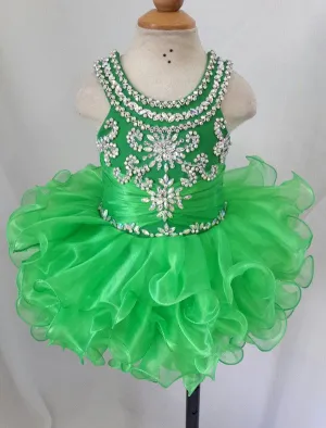Charming Infant/toddler/baby/children/kids Girl's Glitz Pageant Dress