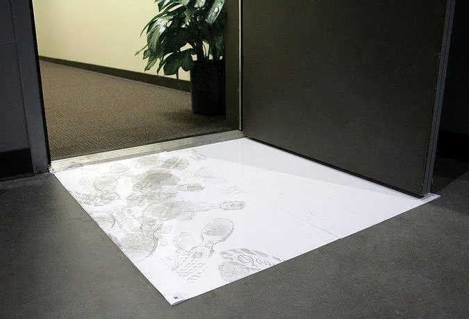 Clean Room Mat to guard against contamination and reduce facility maintenance.