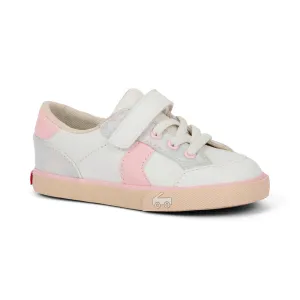 Connor Shoe | White & Pink