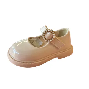 Cream Circle Pearl Shoe