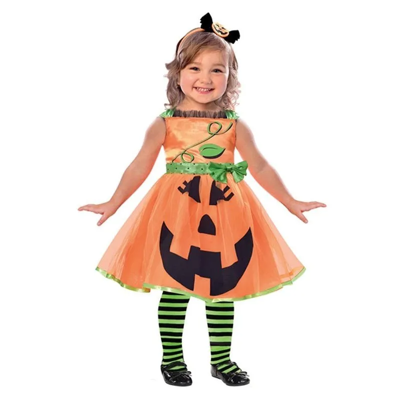 Cute Pumpkin Toddler And Kids Costume