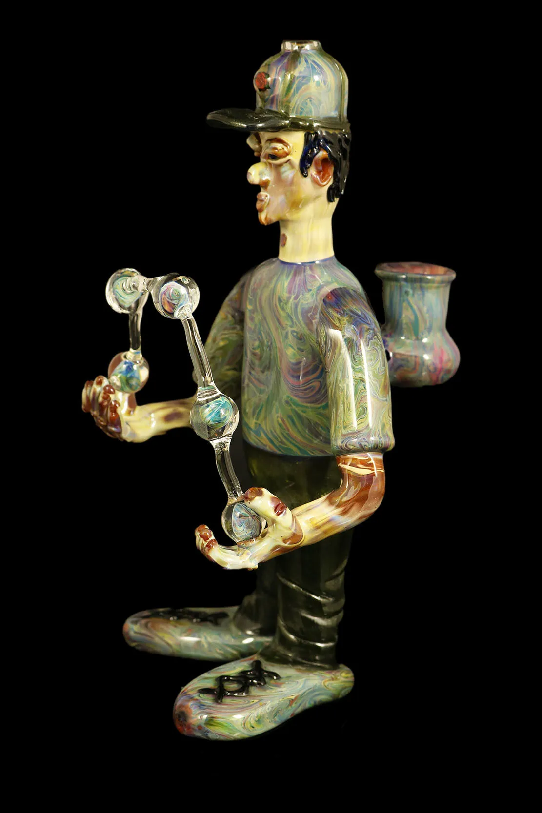 Dab Rig "Juggling Kid Charlemagne" by, Phil Sundling