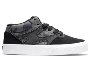 DC Boys “Kalis Vulc Mid” Camo/Black Shoes: Size 3 to 7