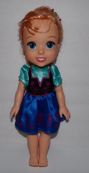 Disney Frozen Princess Toddler Anna Doll 13"