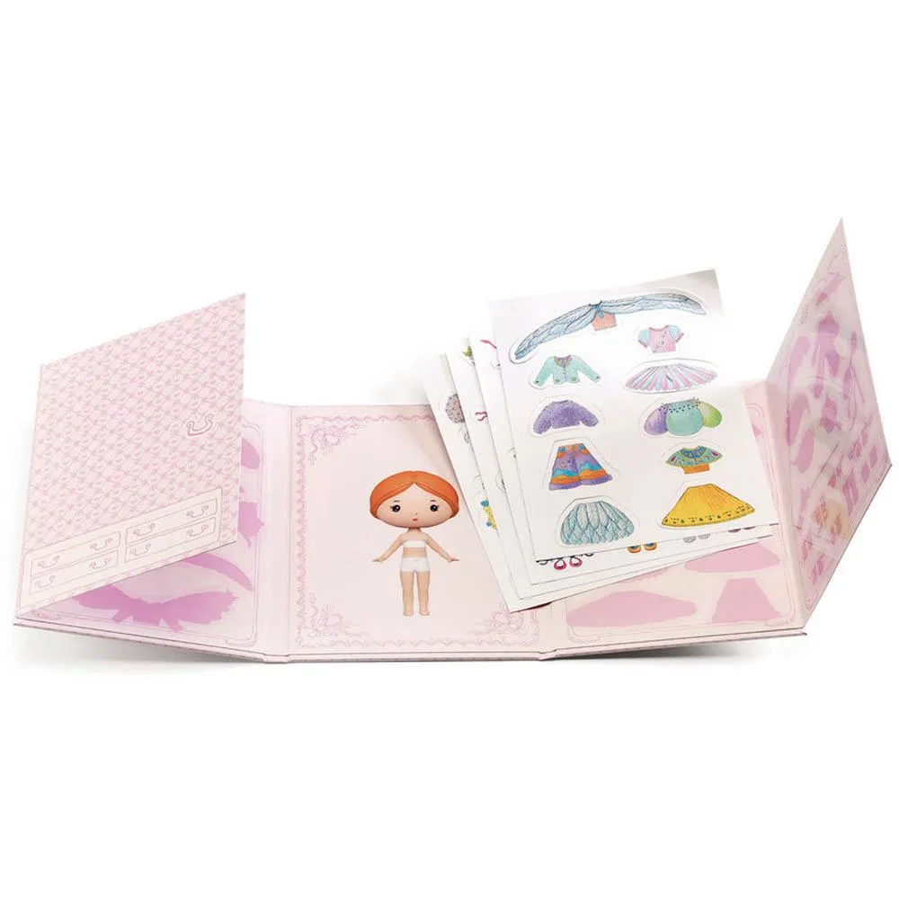 Djeco Tinyly Miss Lilyruby Removable Sticker Set