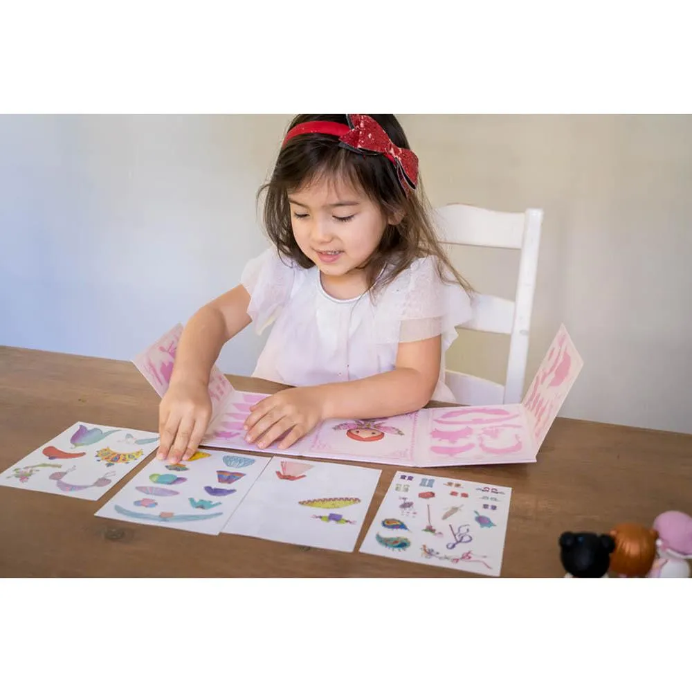 Djeco Tinyly Miss Lilyruby Removable Sticker Set