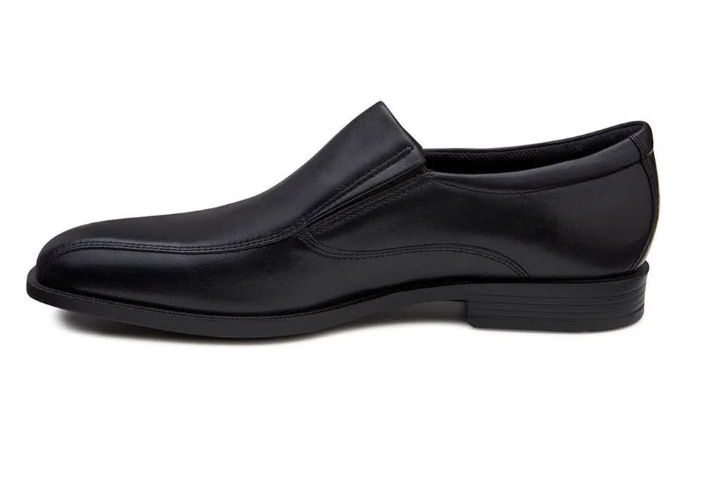 Ecco Men's 632524 Edinburgh Bike Slip-on Santiago Black Dress Shoes