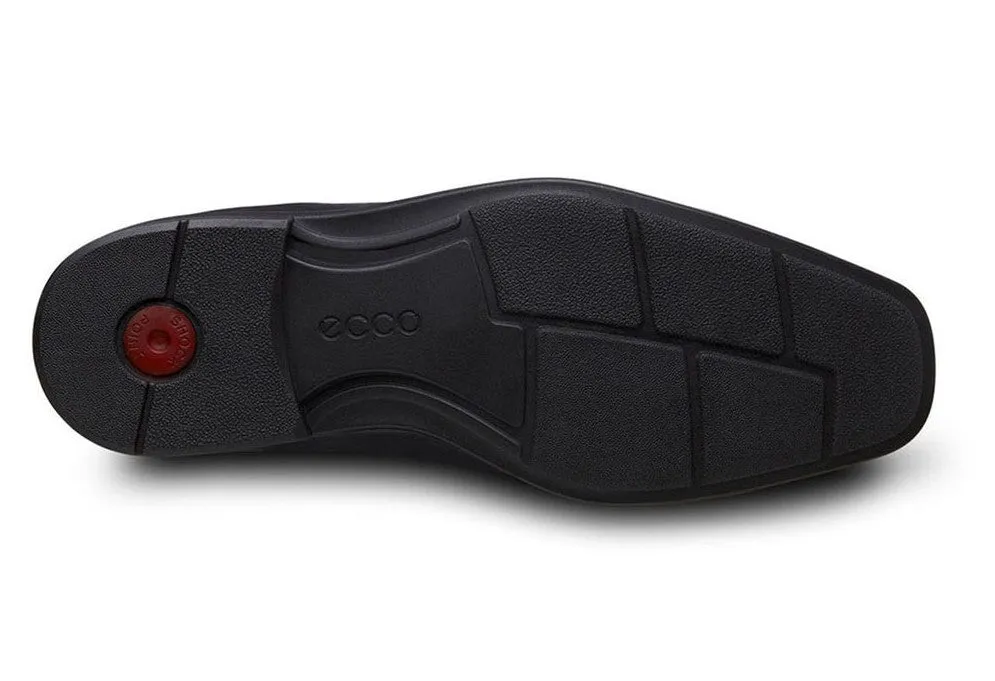 Ecco Men's 632524 Edinburgh Bike Slip-on Santiago Black Dress Shoes