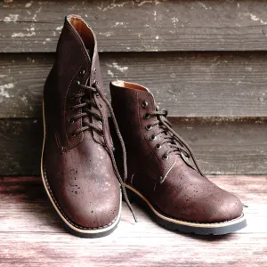 Everest Cork Lace-up Boots - Brown