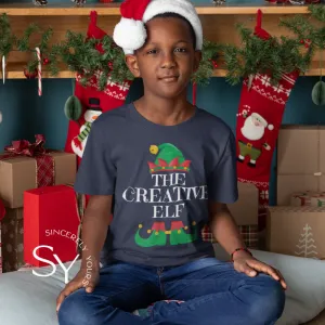 Family Matching Holiday Elf Tees - youth sizes