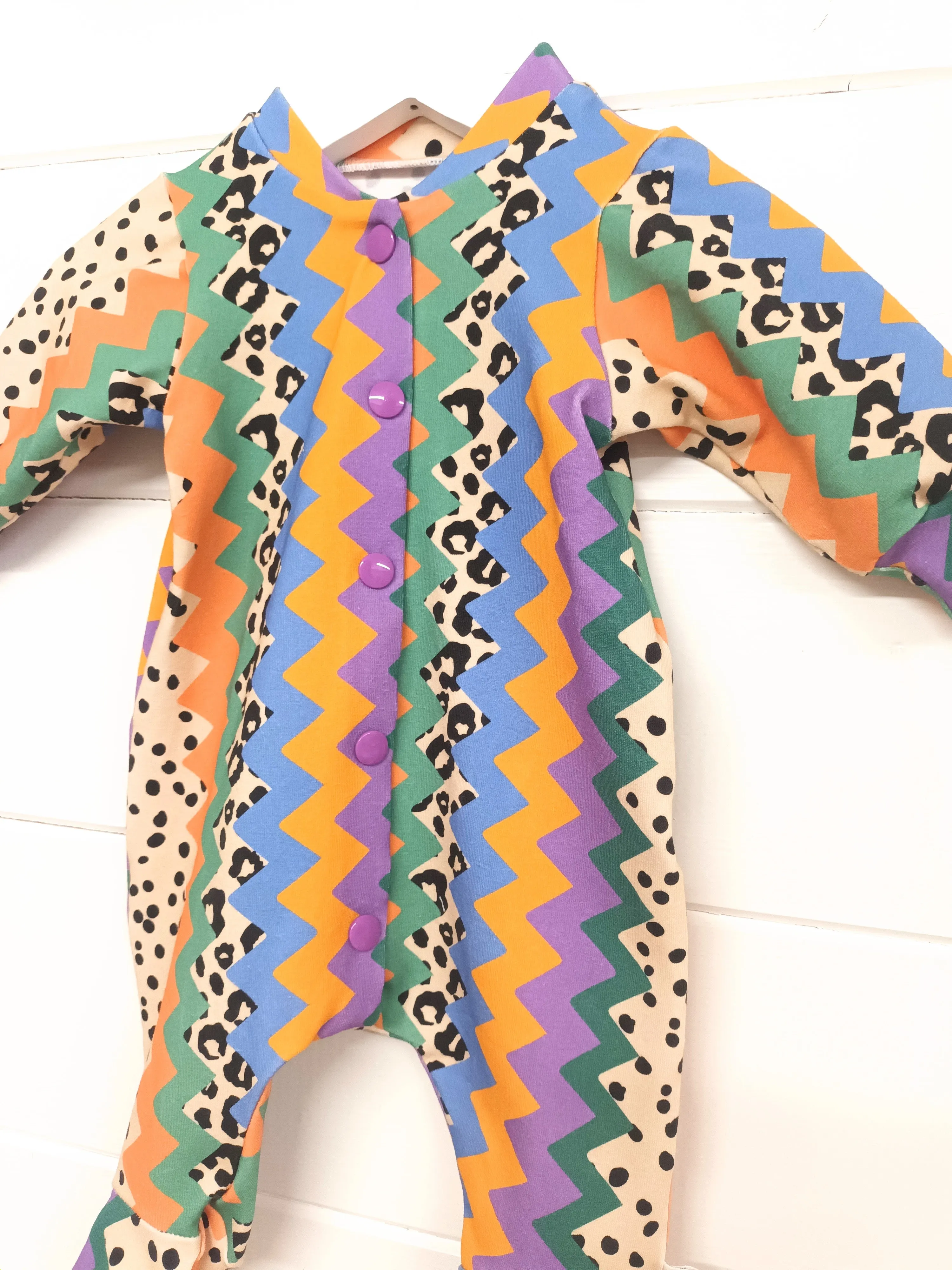 Freestyle Stripe Sleepsuit, Super Soft, Cute and Cosy for Day or Night