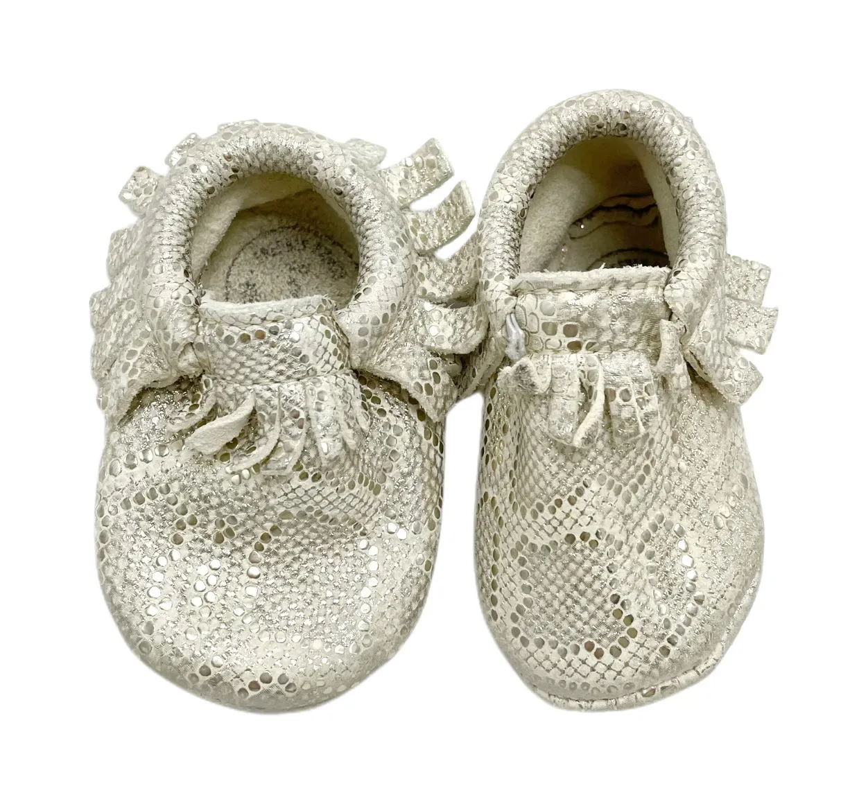Freshly picked "Merci" moccasins - size 3 (6-12m)