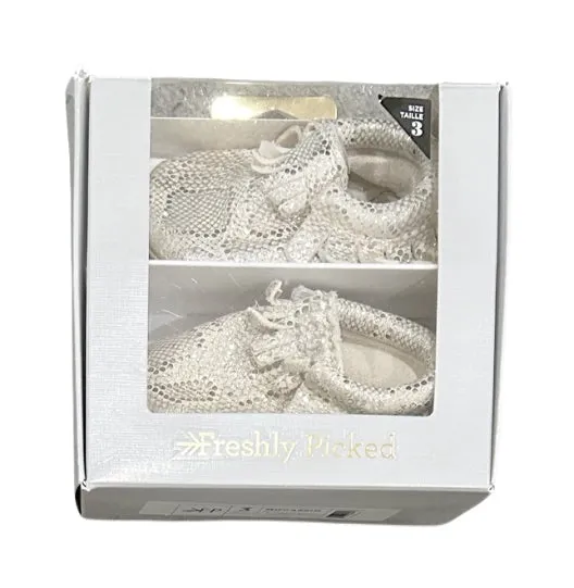 Freshly picked "Merci" moccasins - size 3 (6-12m)